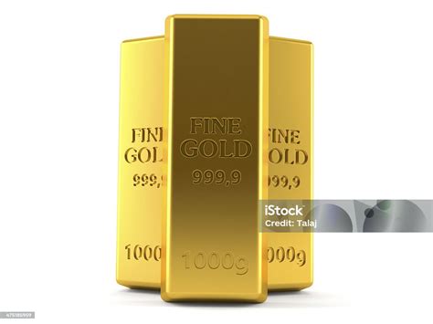 Gold Bricks Stock Photo Download Image Now Brick Cut Out Gold
