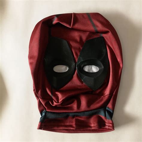 Mens Halloween Cosplay Red Spandex Full Body Deadpool Costume Adult For