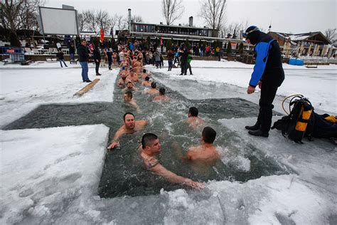 Russian Orthodox Epiphany 2017 Christians Plunge Into