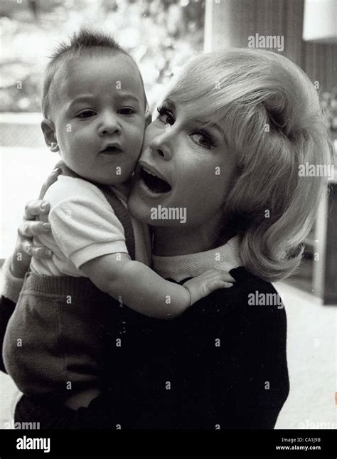 Barbara Eden With Son Matthew Ansarasupplied By Photos Stock Photo