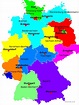 Karte Bundesländer Deutschland Mit Städten - goudenelftal