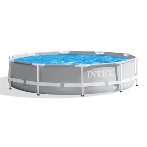 Intex 26700eh 10ft X 30in Prism Metal Frame Above Ground Swimming Pool