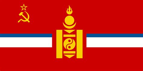 Flag Of Mongolian Soviet Protectorate Government By Zeppelin4ever On