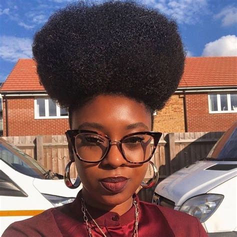 Faux Afro Puff Afro Puff Natural Hair Styles Queen Hair