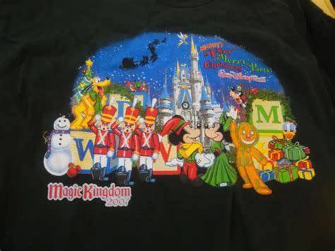 2007 Mickeys Very Merry Christmas Party Walt Disney World T Shirt Adult L 1899 Picclick