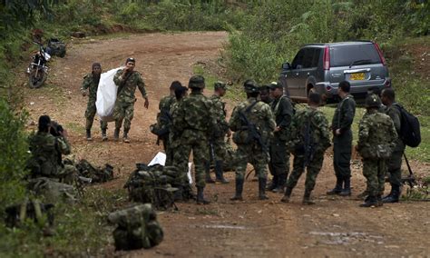 Killing Of 10 Soldiers Deals A Setback To Colombian Peace Talks With