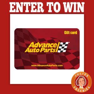 Purchase advance auto parts gift cards online note: Win a $500 Advance Auto Parts Gift Card - Julie's Freebies