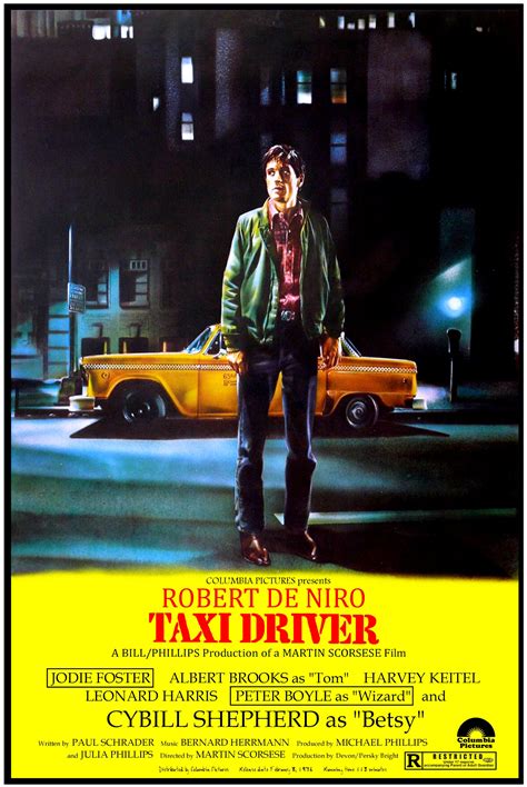 Taxi Driver Movie Poster Gambaran