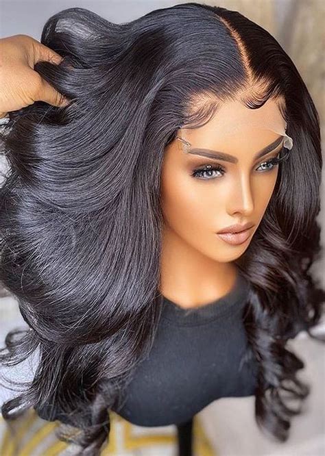 Peruvian Straight Hair 360 Lace Front Wigs Pre Plucked 18inc BLOG