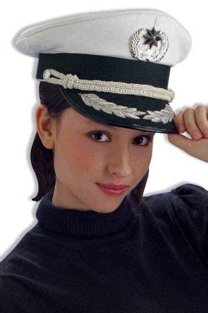 Deluxe Adult White Naval Officer S Hat Sailor Costumes Sailors