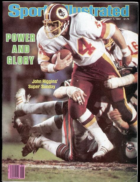 Washington Redskins John Riggins Super Bowl Xvii Sports Illustrated Cover Photograph By Sports