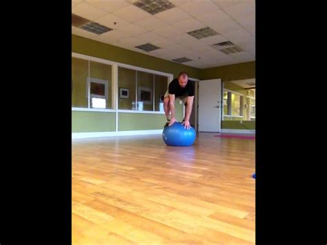 7 Stability Ball Balance Exercises Youtube