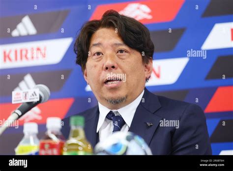 koichi togashi jpn may 8 2023 football soccer japan head coach koichi togashi attends