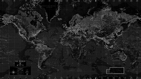 Black And White World Map Wall Mural Rand Mcnally Store