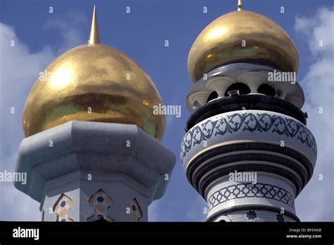 Architectural Details Of The Jame Asr Hassanil Bolkiah New Mosque