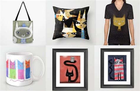Cool Cat Stuff You Can Buy Cat Lover Ts Cat Lovers Cats Artists