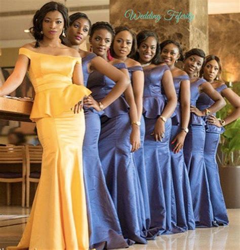 Bridesmaid Dress Designs In Nigeria Chief Bridesmaid Dresses 2020 In 2020 Nigerian Bridesmaid