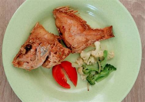 Merica garam jeruk nipis 1 butir. Resep Ikan kakap merah goreng (MPASI 1y+) oleh Kenizia ...