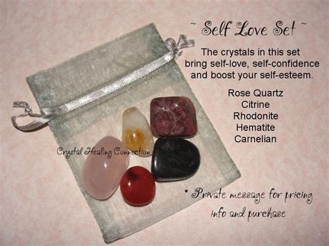 ~ Self Love Set ~ The Crystals In This Set Help To Enhance Your Self