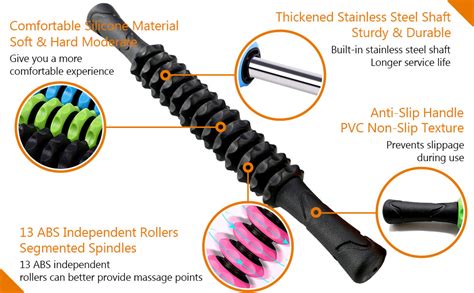 Muscle Roller Stick Muscle Yoga Massage Roller Bar Body Massage Sticks Tools Trigger Point