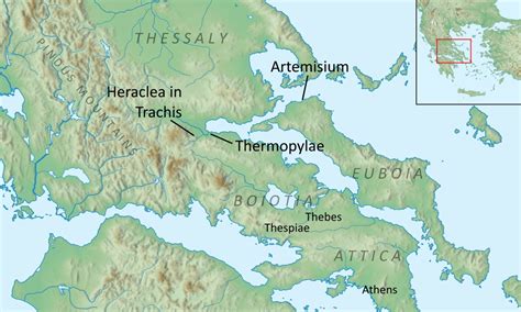 25 Map Of The Battle Of Thermopylae Maps Online For You