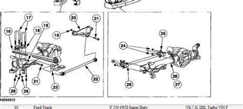 Suspension Diagram For A 2003 Ford F250 Fixya