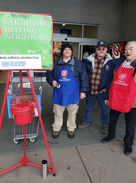 Salvation Army Bell Ringing Rotary Club Of Hawks Prairie Lacey
