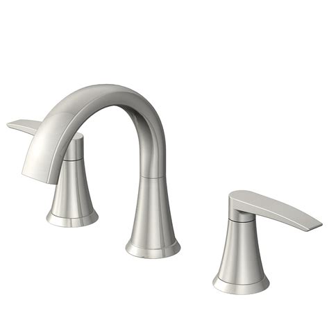 Cost is one primary factor: Shop Jacuzzi Lyndsay Brushed Nickel 2-Handle Widespread ...