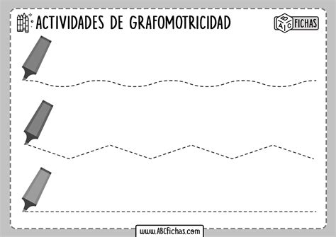 Ejercicios Y Actividades De Grafomotricidad Abc Fichas