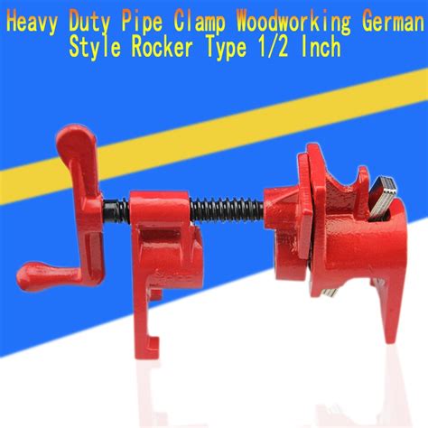 Heavy Duty Pipe Clamp Woodworking German Style Rocker Type 12 Inch