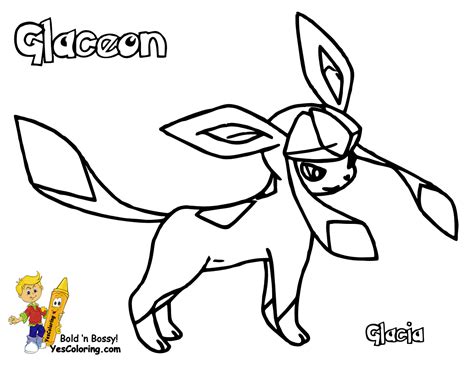 Free Glaceon Coloring Pages Download Free Glaceon Coloring Pages Png