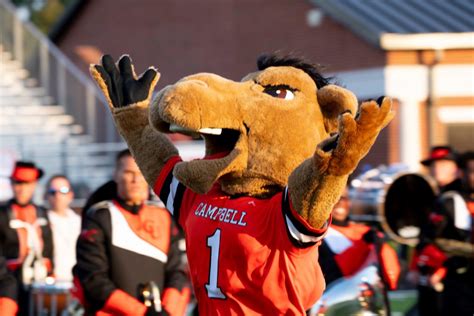 january 2019 campbell university gaylord and gladys mascots