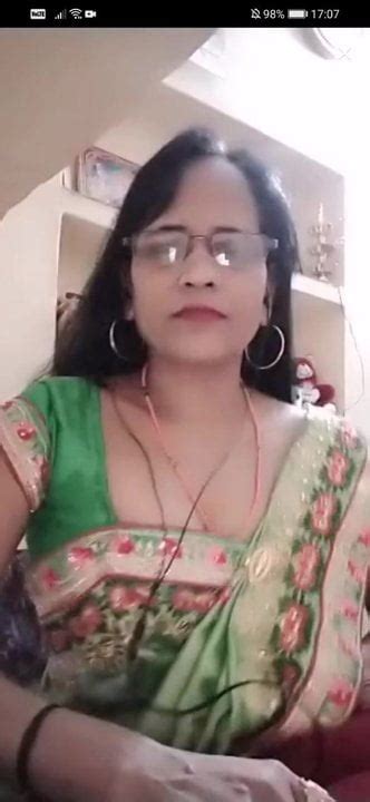 Satin Silk Saree Aunty Usha Tiwari Xhamster