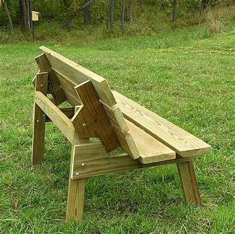 Bench Table Combo Planpicnic Table Bench Combo Plantable Etsy Picnic Table Bench Picnic