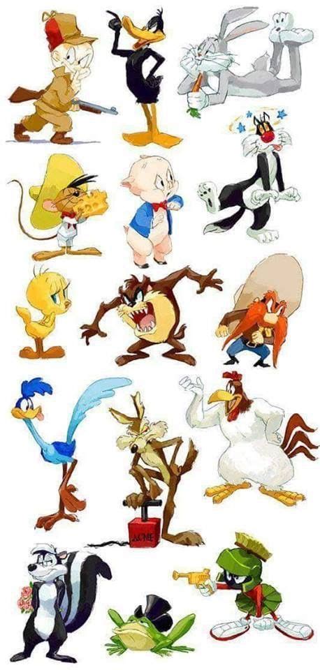 Pin By Gordy Groening On Looney Tunes Funny Cartoon Characters Old