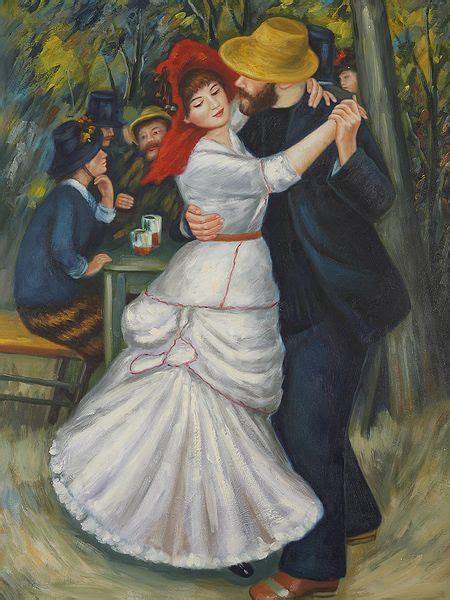 Dance At Bougival Iii Pierre Auguste Renoir Oil Painting Oil