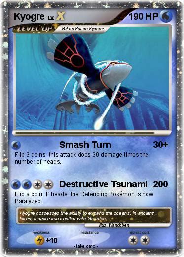 This video is for you! Pokémon Kyogre 2020 2020 - Smash Turn - My Pokemon Card