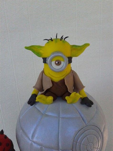 Minion Yoda Minions Star Wars Cake Star Wars Cake Minion Birthday