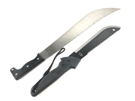 Lot Gerber Gator Machete Jr And Chinese Machete