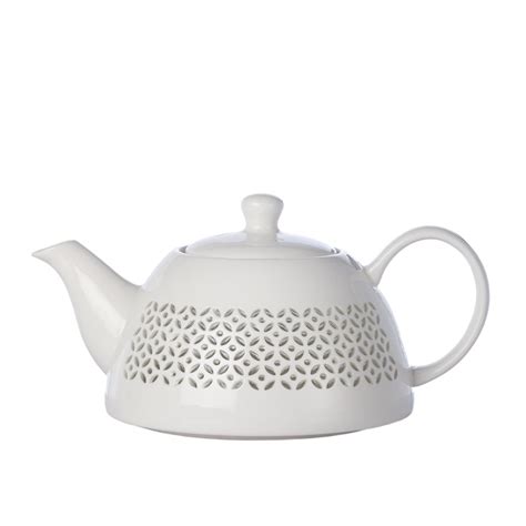 Pols Potten Pierced Porcelain Teapot Harvey Nichols