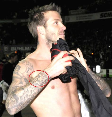 David Beckham Sleeve Tattoos Meaning Pictures Of Each Arm Tattoo