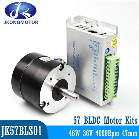 Jk57bls01 Dc36v 4000rpm 46w 011nm 2a Brushless Dc Motor With Hall
