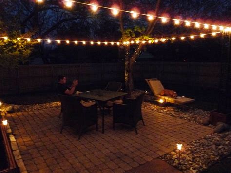 15 Ideas Of Hanging Outdoor Cafe Lights