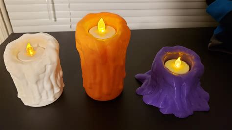 Some Melting Halloween Candles I Printed On My Artillery Sidewinder X1