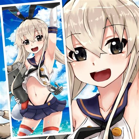 45x95cm Kantai Collection Fleet Girls Shimakaze Sexy Cartoon Anime Art