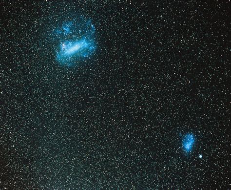 The Large And Small Magellanic Clouds Photograph By Luke Dodd