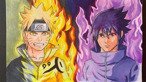 How To Draw Naruto And Sasuke Naruto Sasuke Anime Narutoshippuden
