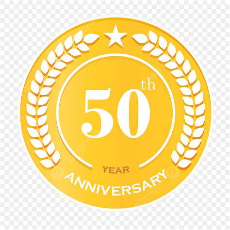 50 Anos De Png 50 Anos De Png Celebração Medalha Png Imagem Para