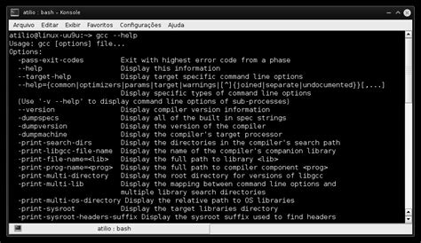 Como utilizar o GCC no Linux Terminal de Informação