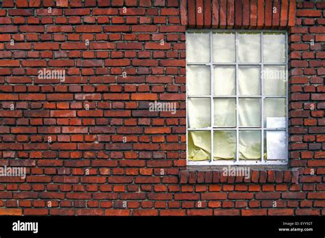 Old Brick Wall With Window Germany Stock Photo Alamy